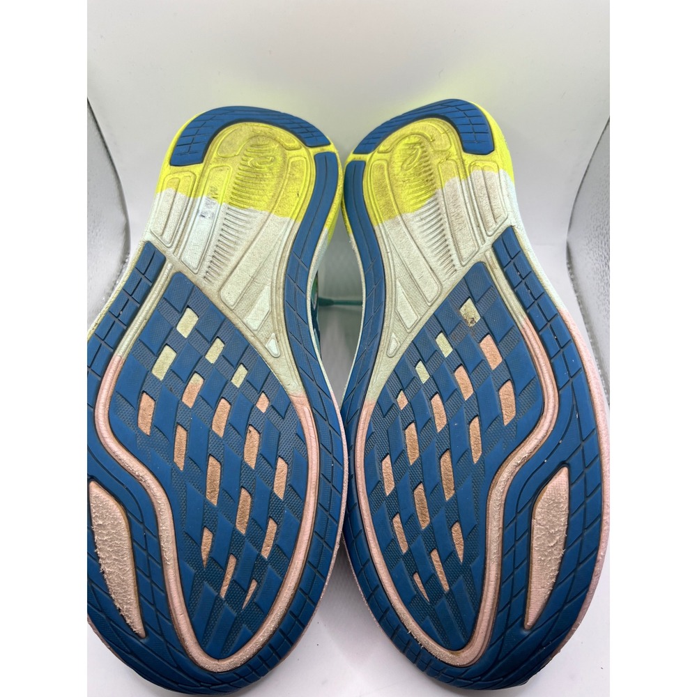 ASICS‎ Gel Nimbus 14  Women's Running Shoes Blue Pink Green Floral Size 9 - Picture 5 of 8